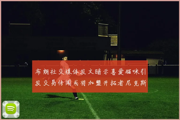 布朗社交媒体发文暗示喜爱猫咪引发交易传闻或将加盟开拓者尼克斯雷霆湖人
